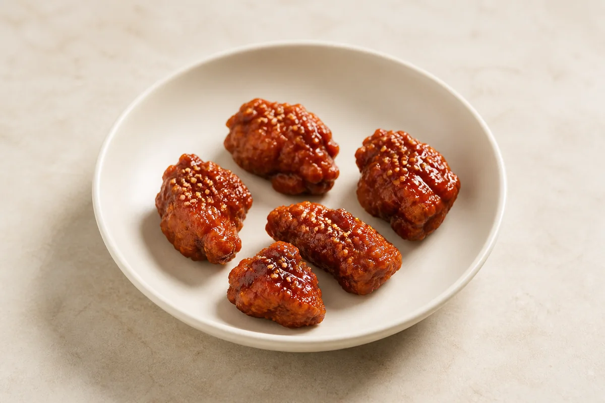 Five pieces of Korean Fried Chicken
